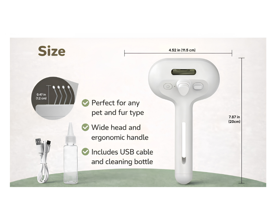 Deloria Pet Spa Brush
